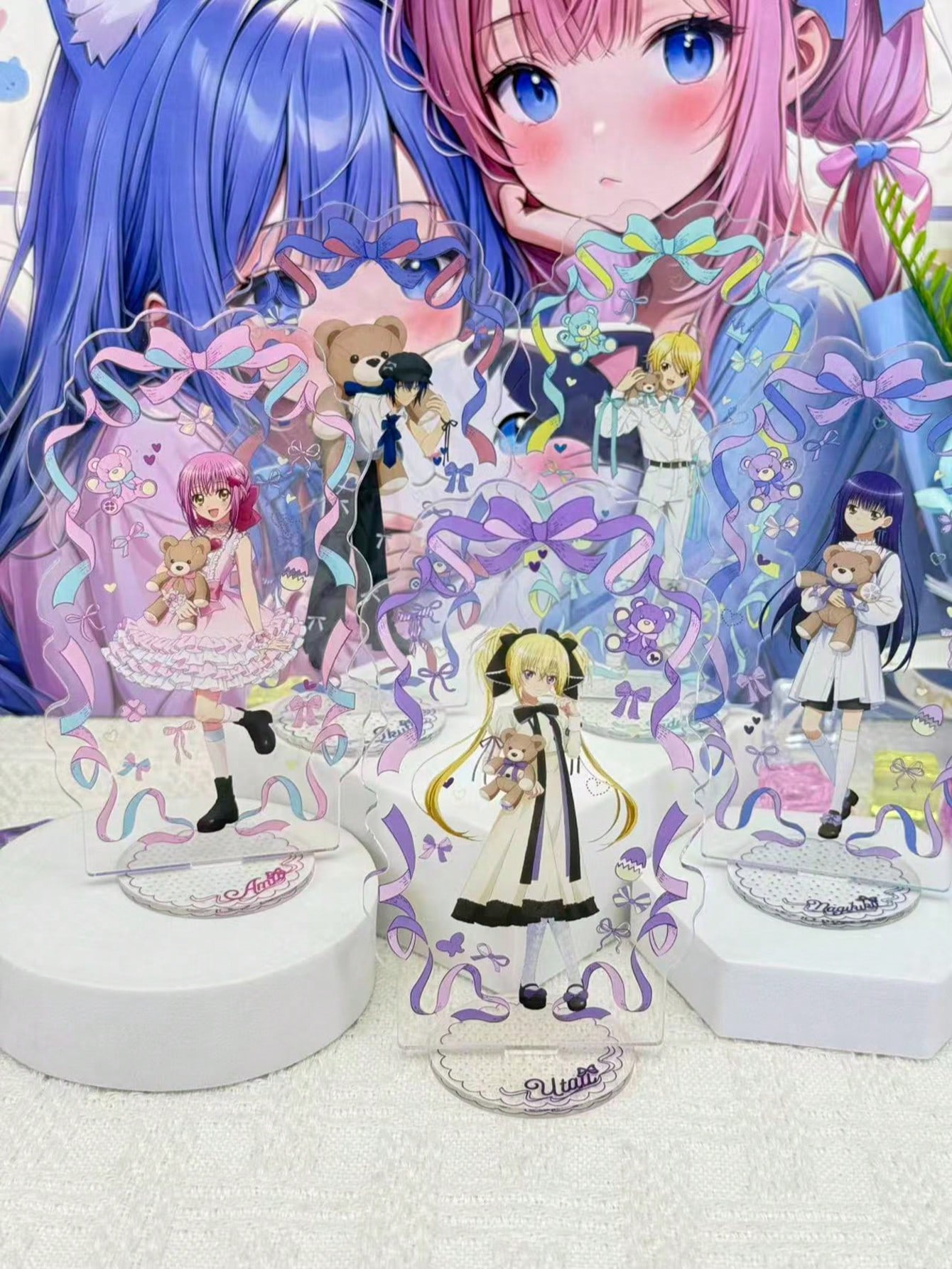 Desk Accessories - Akrylowa figurka z motywami anime, urocza
