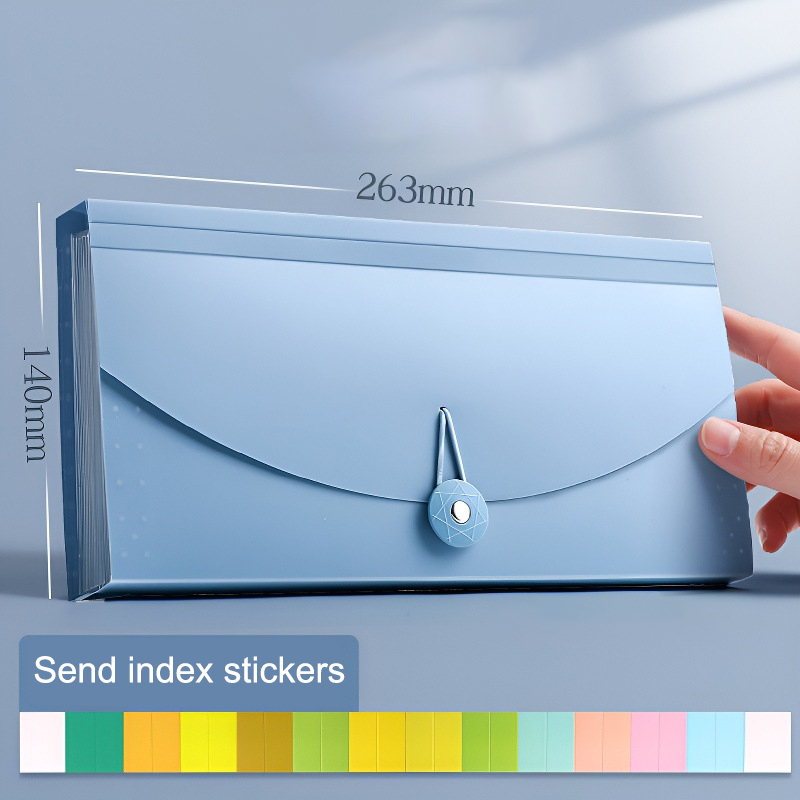 ~13 kieszeni – rozszerzalna te – Expandable Accordion File Folder 13 Pockets recenzja i cena