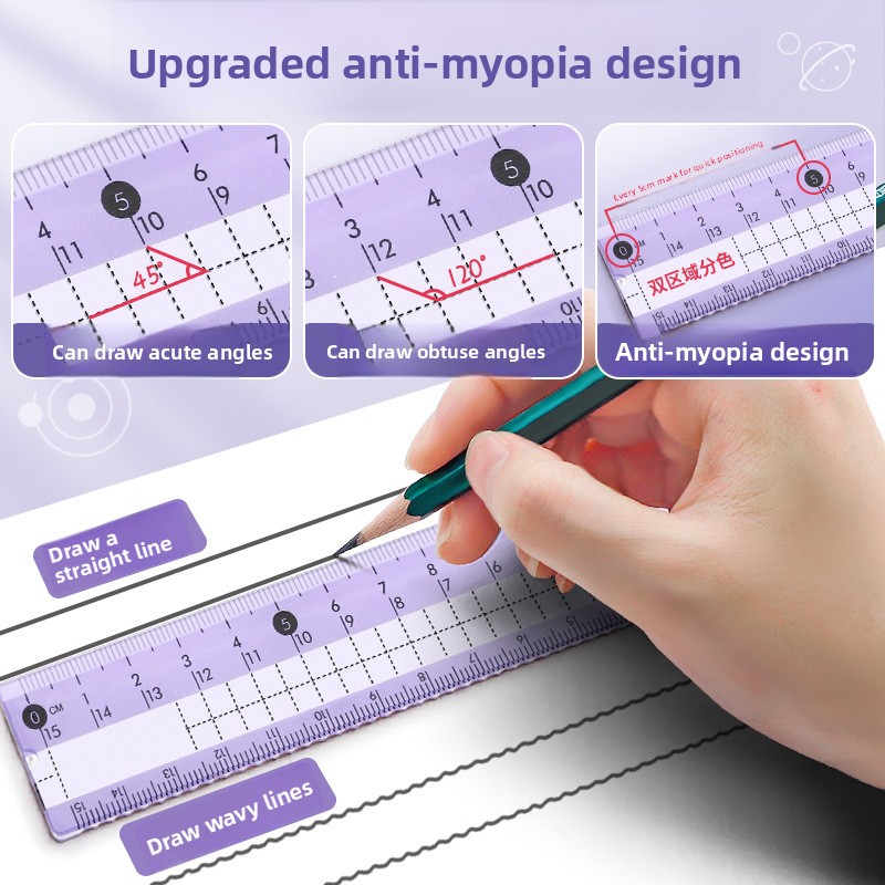 8-częściowy zestaw narzędzi ge – Math Geometry Set With Compass recenzja i cena