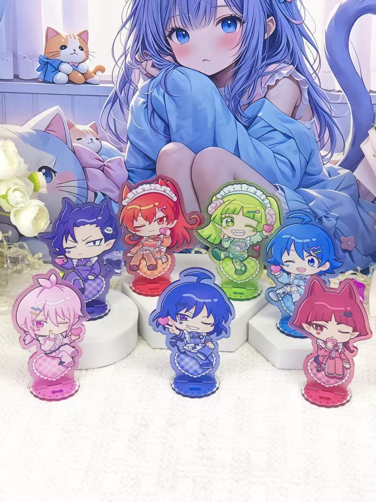 Zestaw akrylowych figurek Irum – Desk Accessories recenzja i cena
