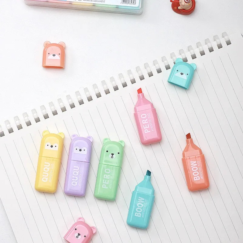 Zestaw kolorowych pisaków do p – Pastel Highlighter Set Double Ended recenzja i cena